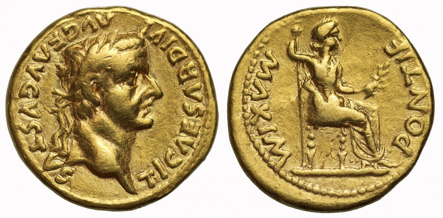 Tiberius, Aureus.