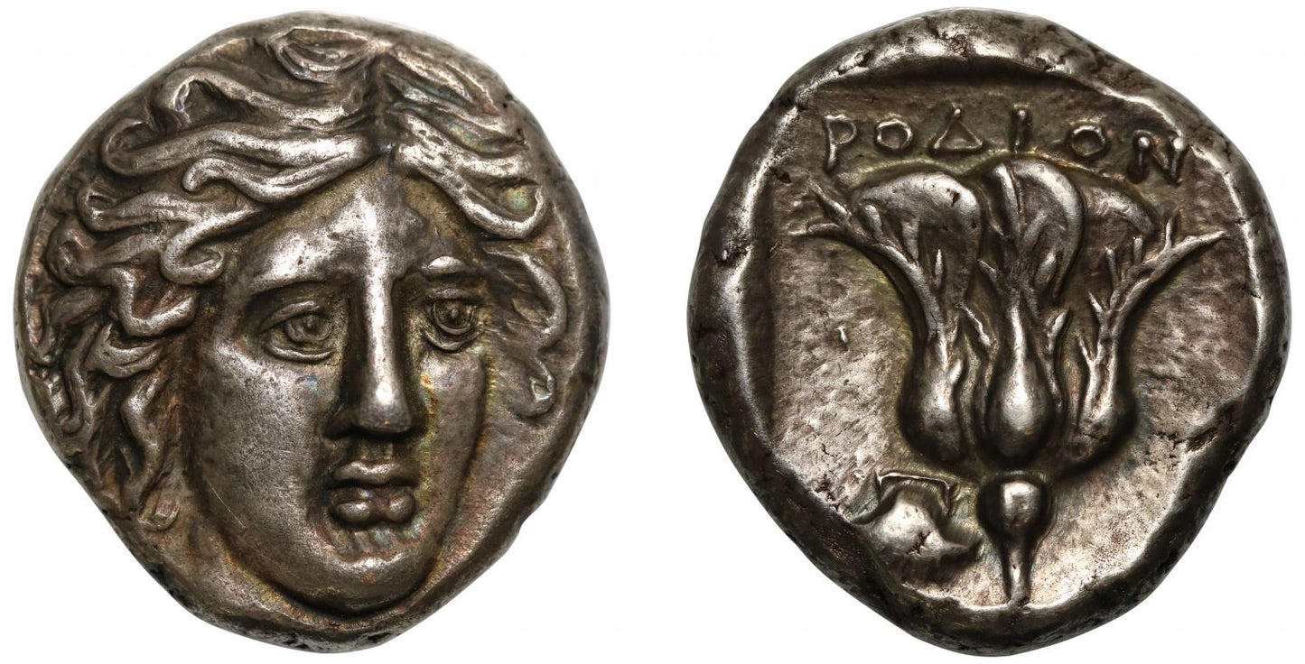 Carian Islands, Rhodes, silver Tetradrachm.