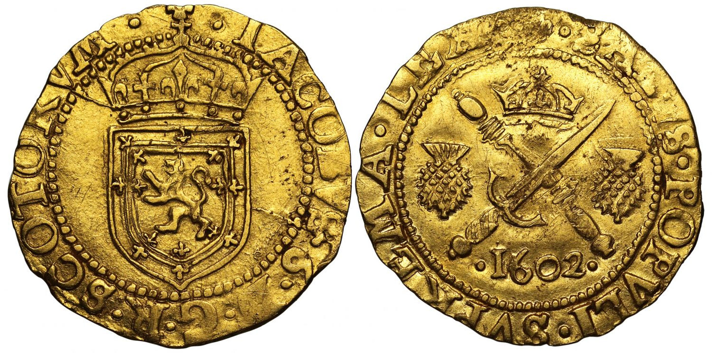 Scotland, James VI 1602 Half Sword & Sceptre piece