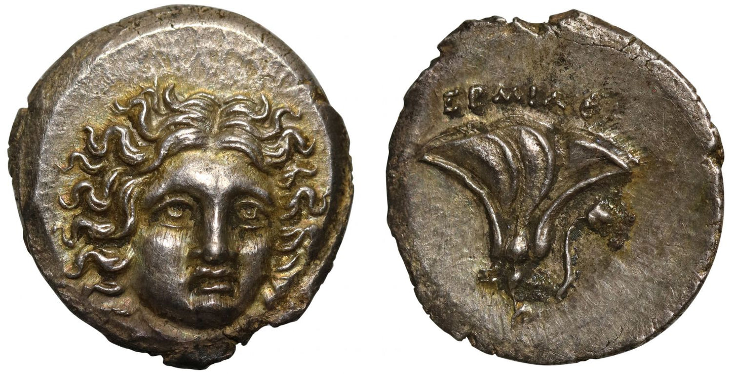 Rhodian mercenaries in Thessaly, Silver Drachm.