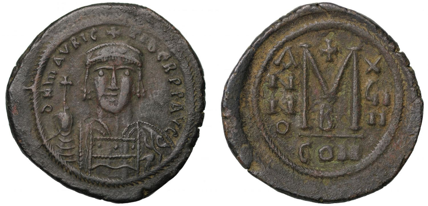 Maurice Tiberius, Æ Follis.