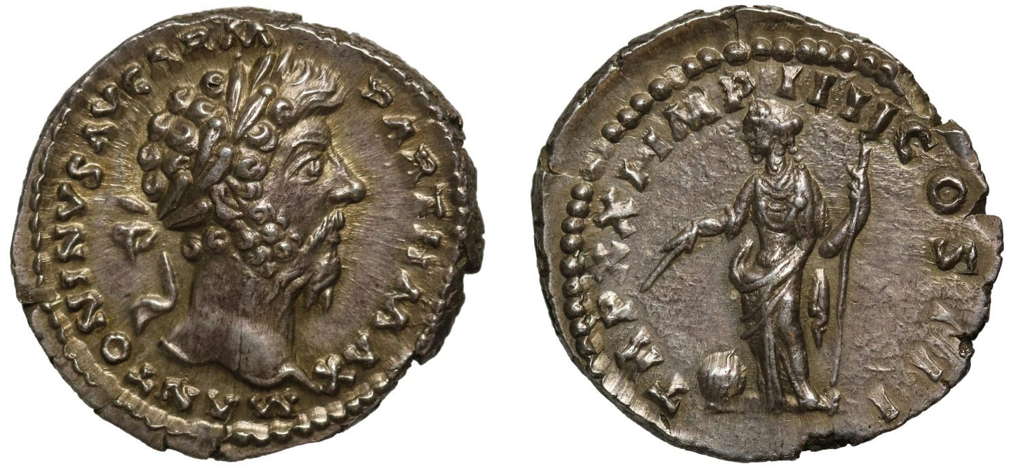 Marcus Aurelius, Denarius.
