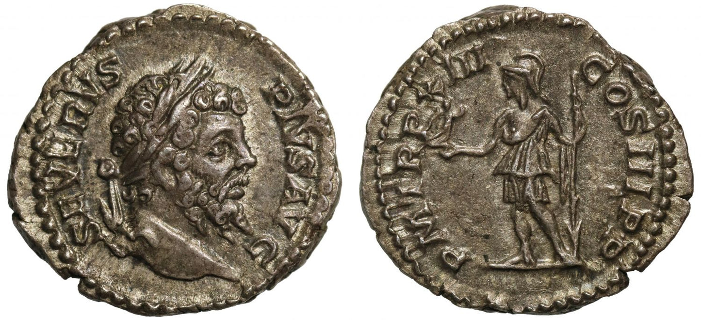 Septimius Severus, silver Denarius.