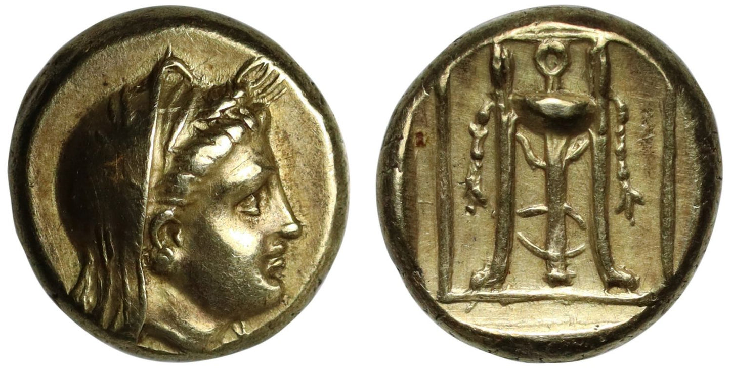 Lesbos, Mytilene, electrum Hekte.