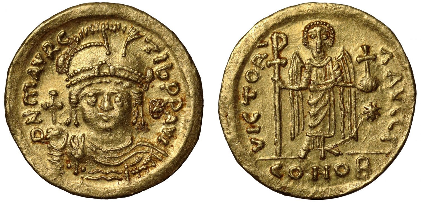 Maurice Tiberius, gold Lightweight Solidus.