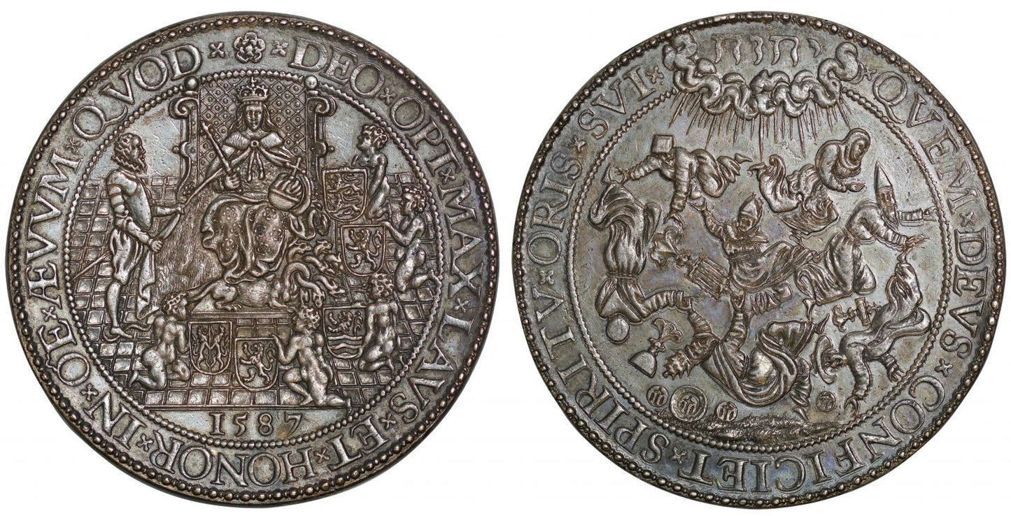 Elizabeth I, Protestants Supported in the United Provinces, 1587.