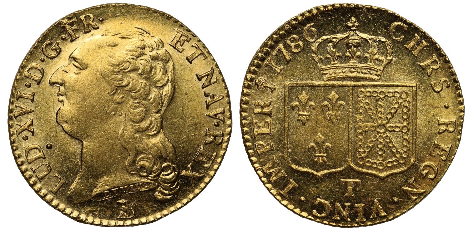 France, 1786-T Louis d'Or