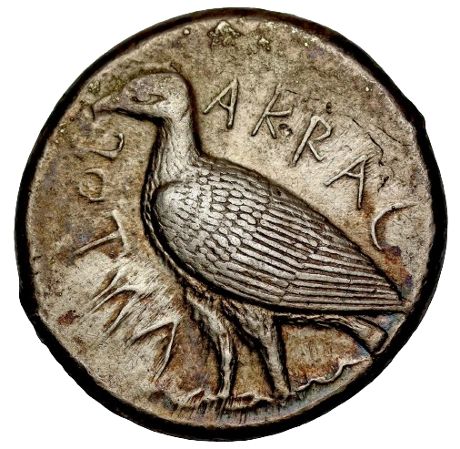 Sicily Akragas Tetradrachm Ancient Greek and Roman Coin Auction 