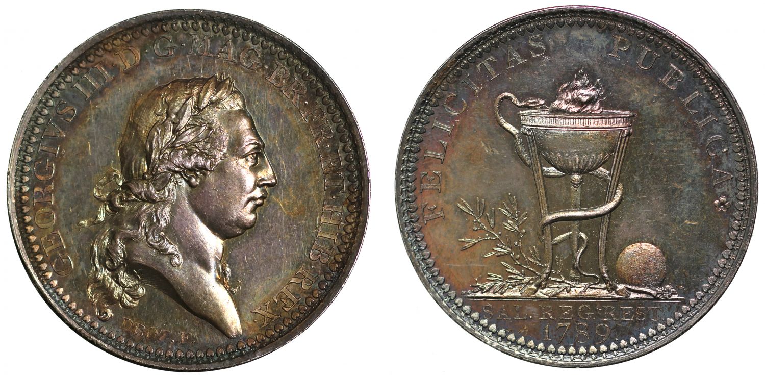 George III, Recovery from Illness, 1789.
