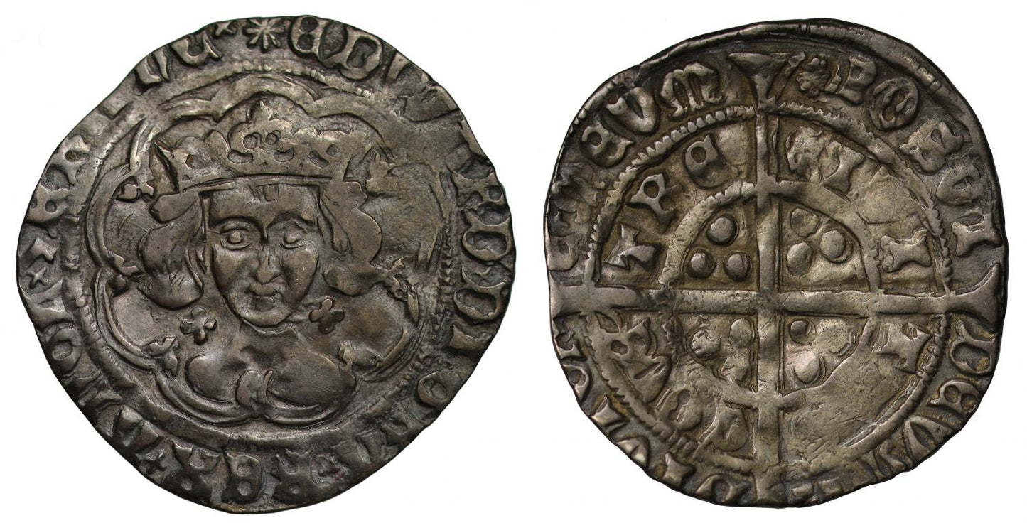 Edward IV First Reign Groat Coventry Mint, light coinage
