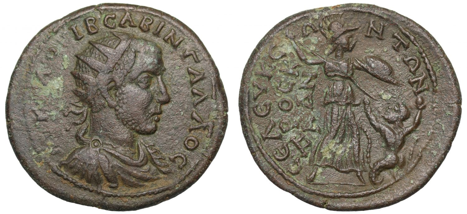 Trebonianus Gallus, AE, Seleucia ad Calycadnum, Cilicia.
