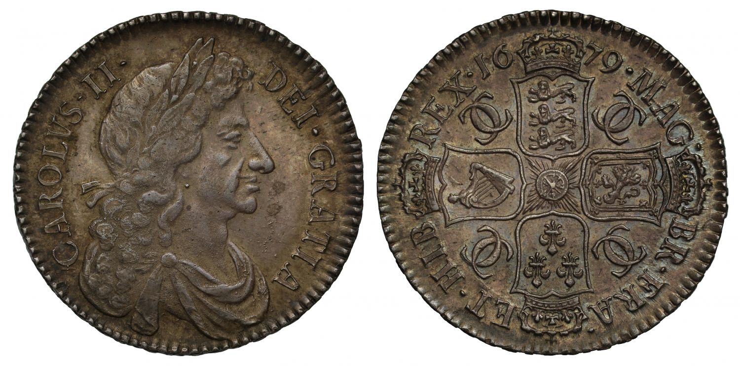 Charles II 1679 Halfcrown