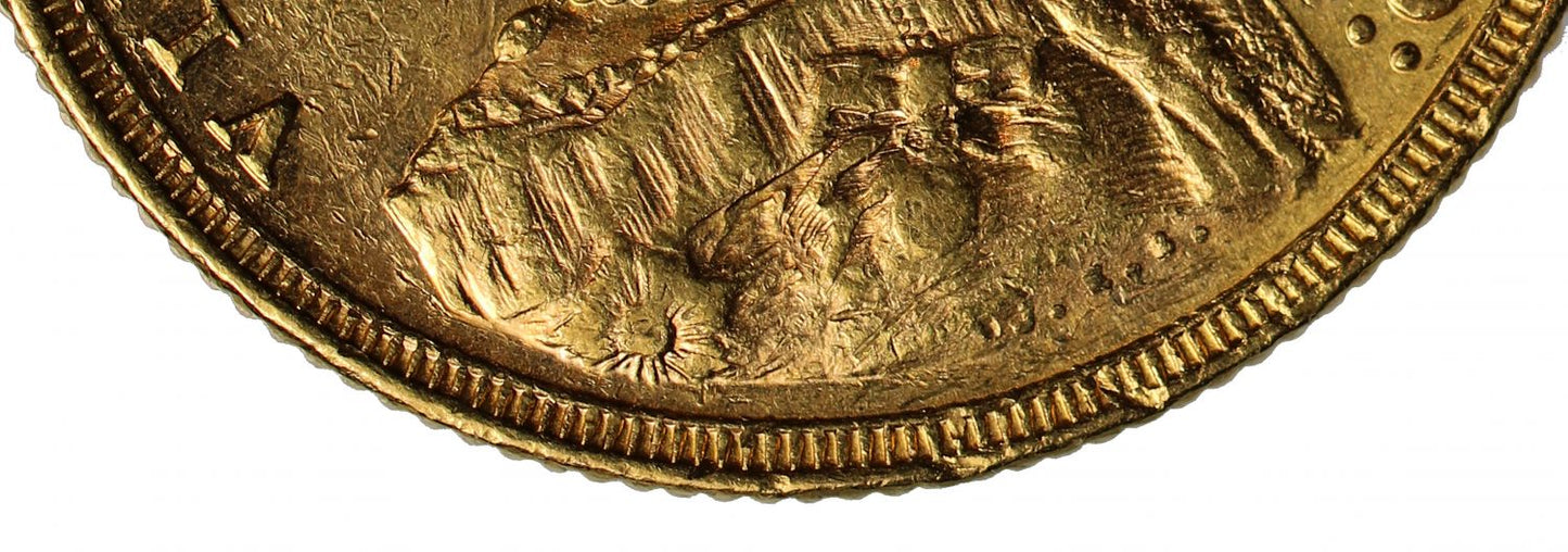 Victoria 1887-M Sovereign, Melbourne, hooked J initials  DISH M1=R5