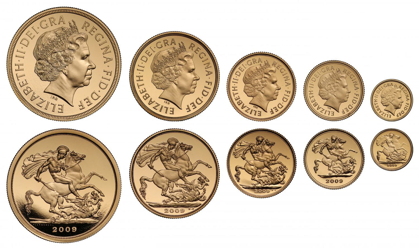 Elizabeth II 2009 5-coin proof Set