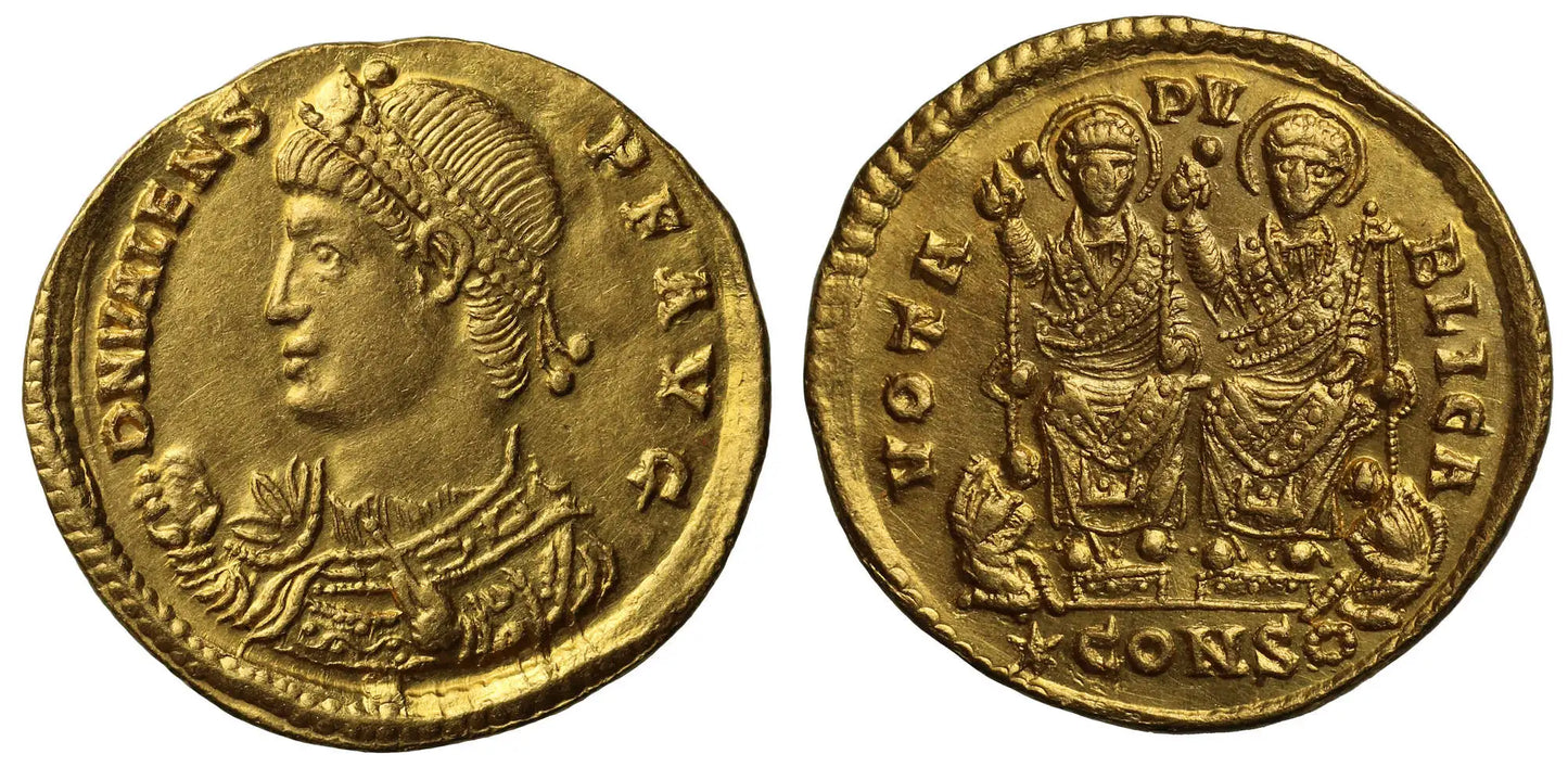 Valens, Gold Solidus, Constantinople, AD 367-75