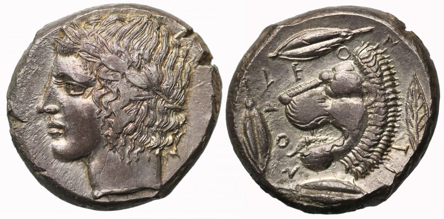Sicily, Leontinoi, Silver Tetradrachm