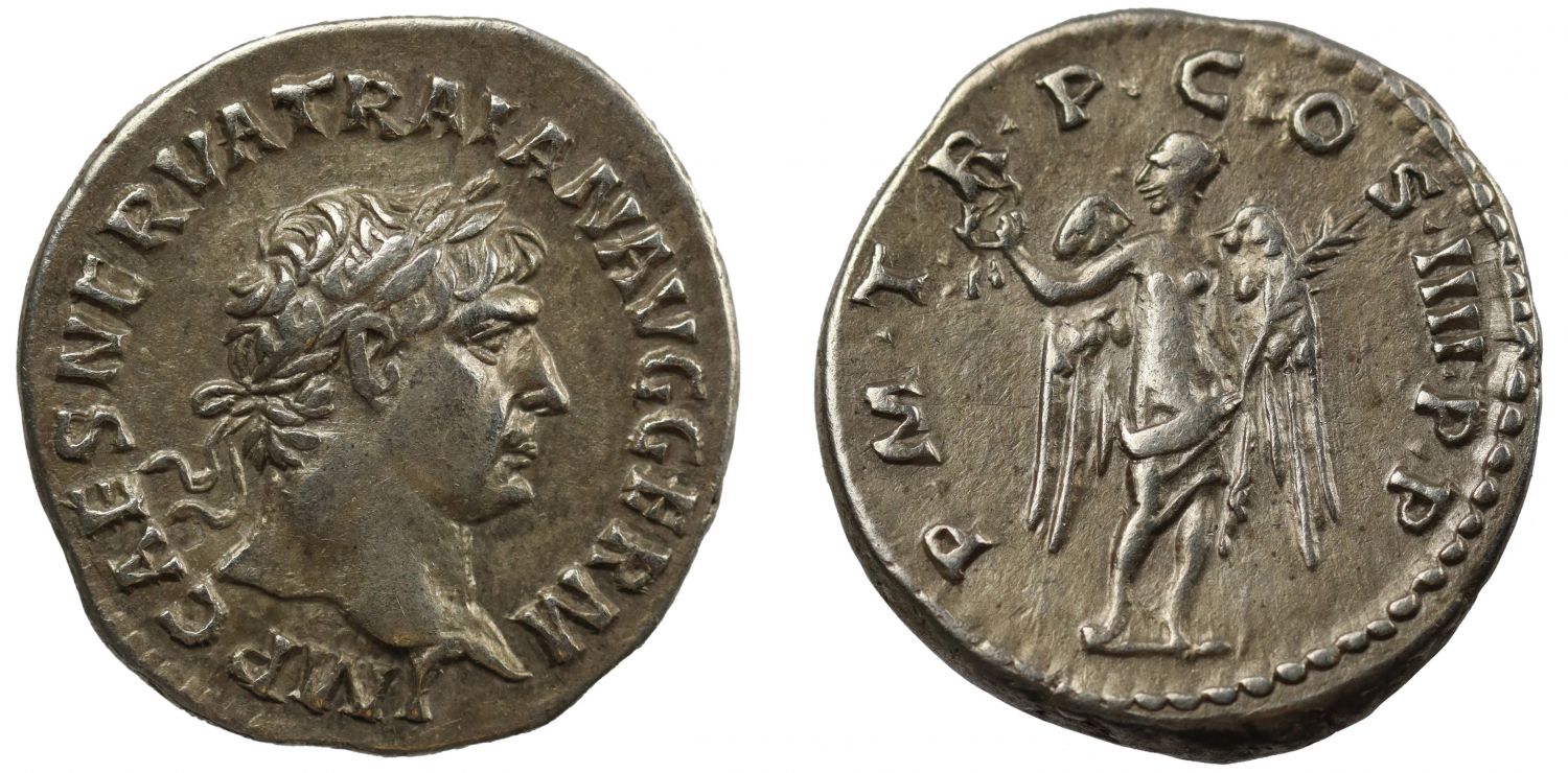 Trajan, Silver Denarius.