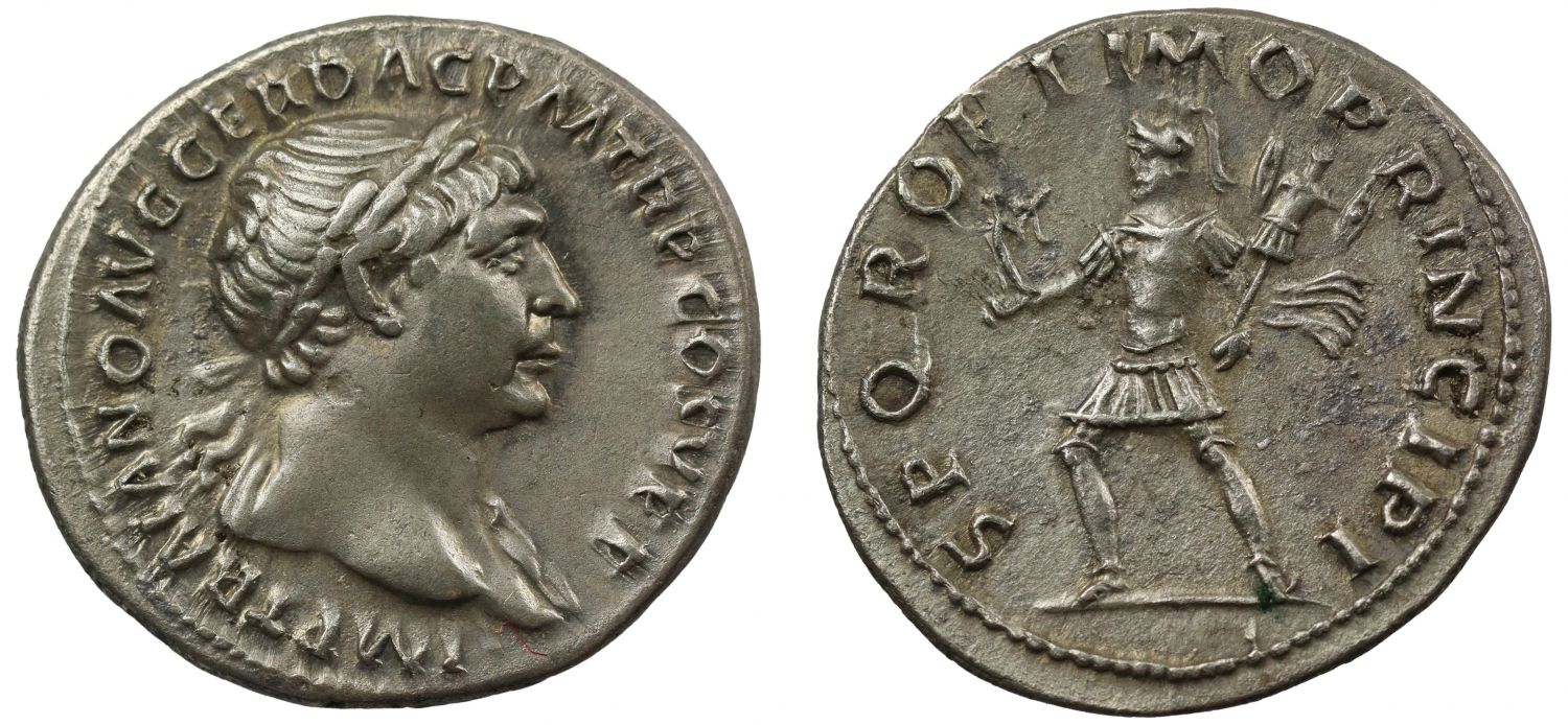 Trajan, Silver Denarius.