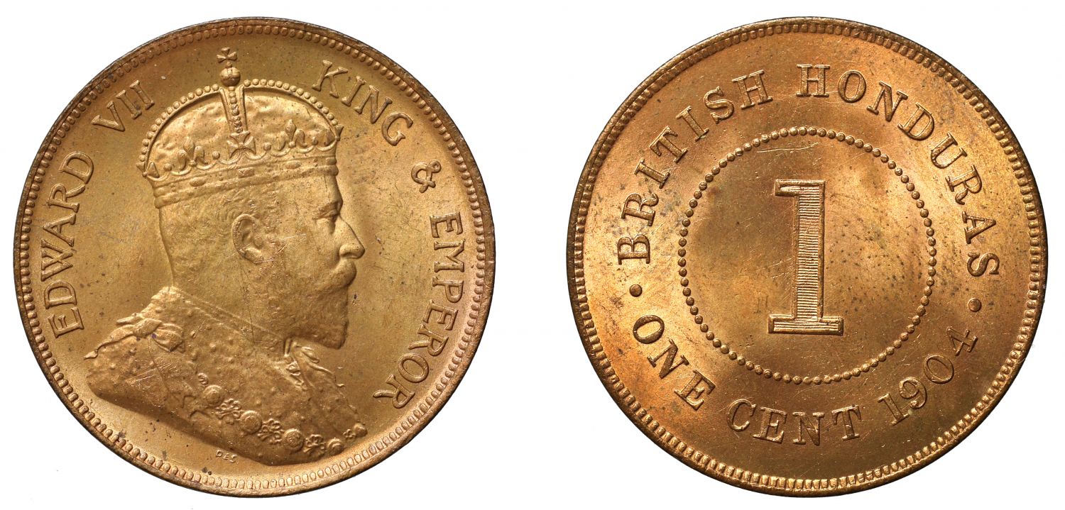 British Honduras, Cent, 1904