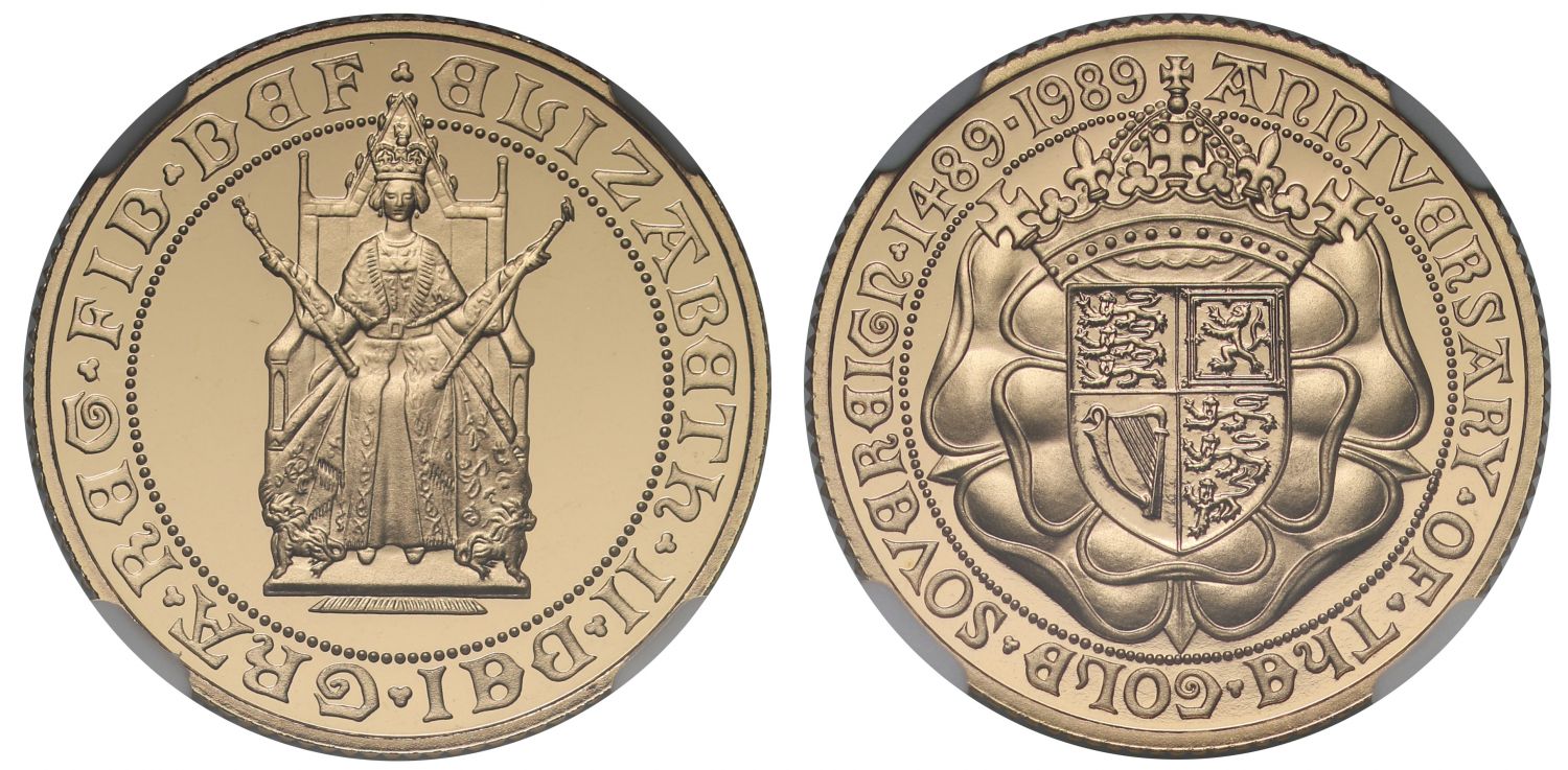 Elizabeth II 1989 proof Sovereign PF68 ULTRA CAMEO