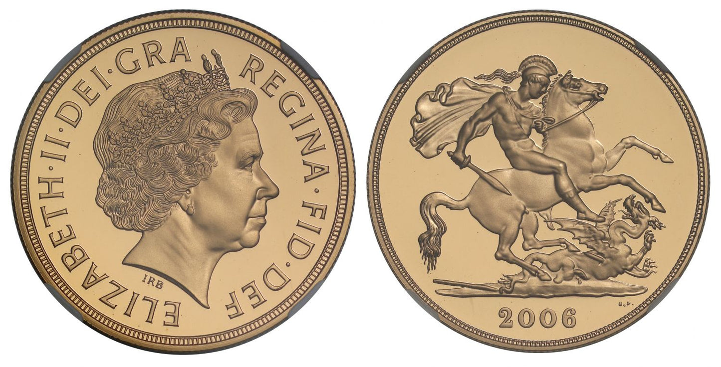 Elizabeth II 2006 PF69 ULTRA CAMEO Five-Pounds