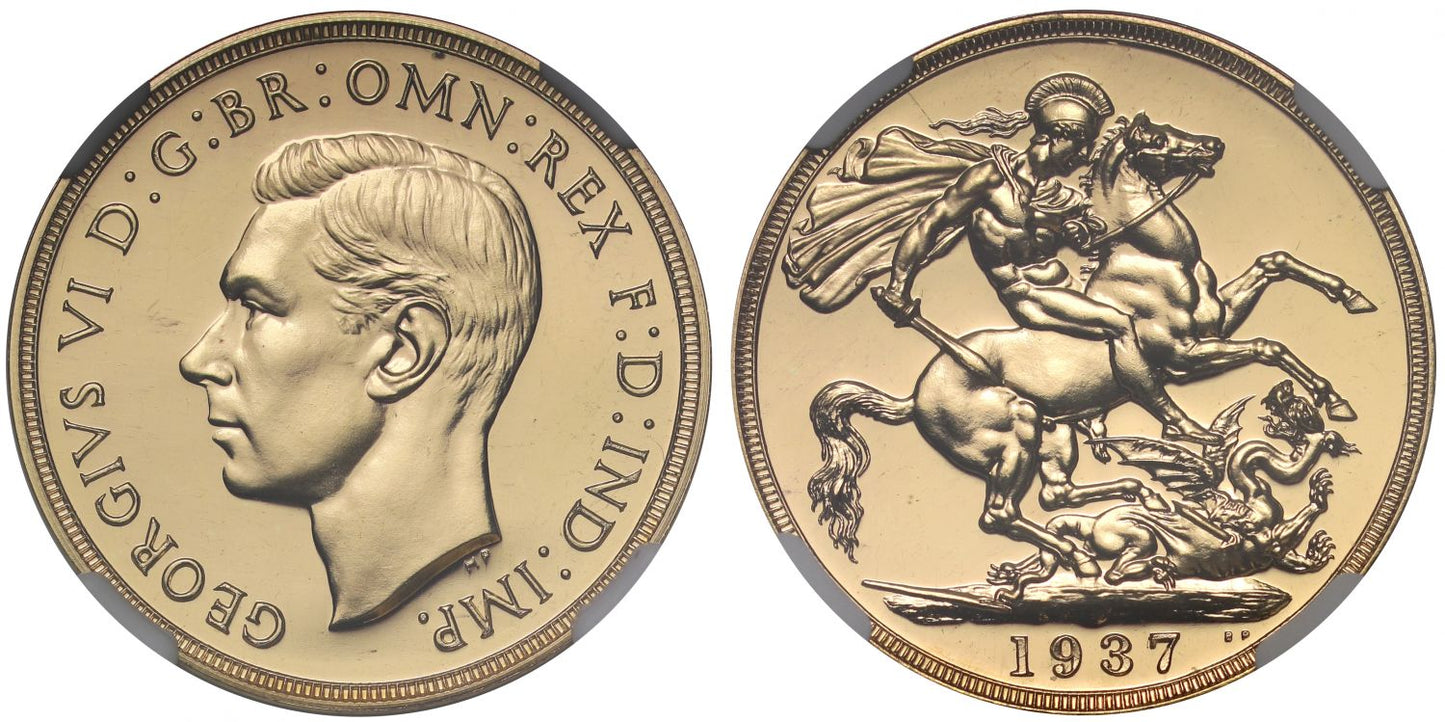 George VI 1937 proof Two Pounds, PF64
