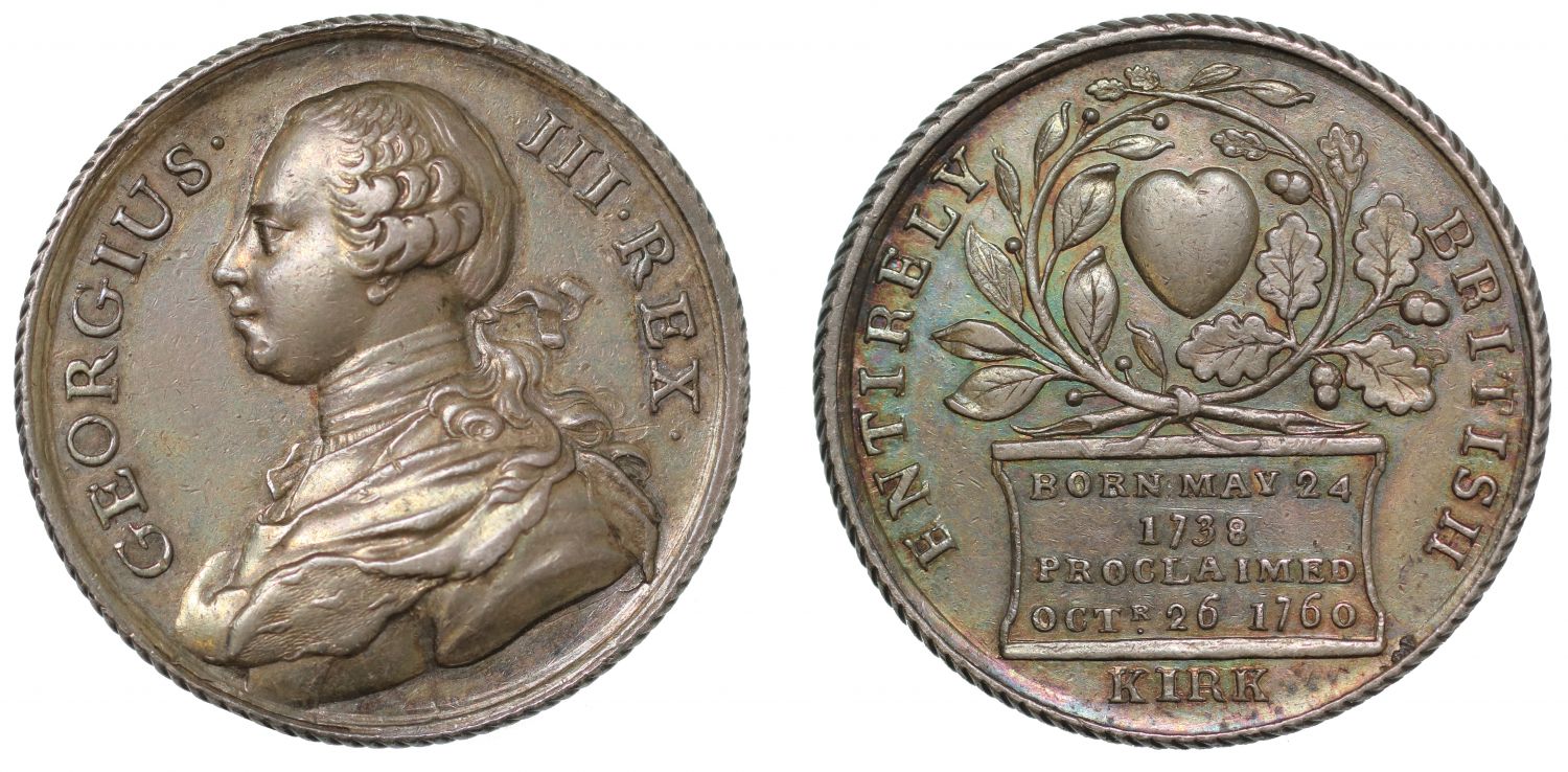 Accession of George III, 1760.