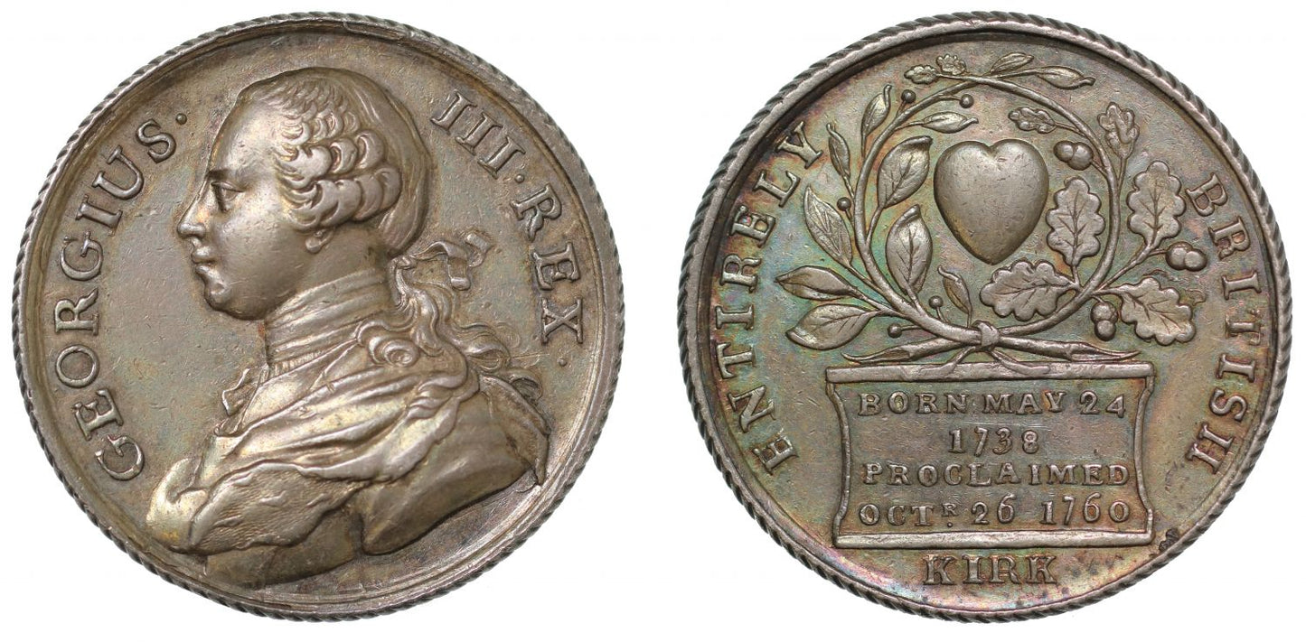 Accession of George III, 1760.