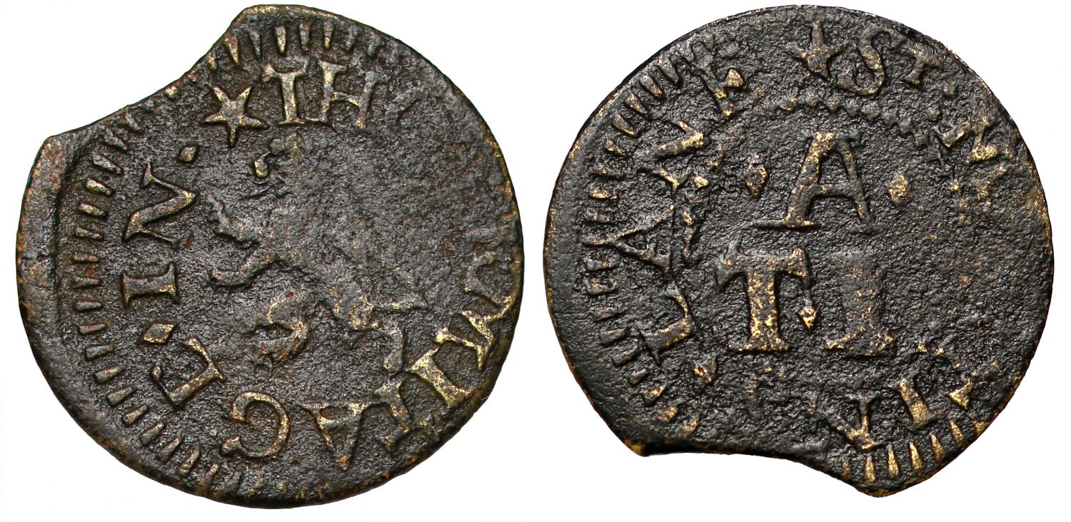 17th Century London Token, St Martins Lane, Westminster, Thomas Armitage