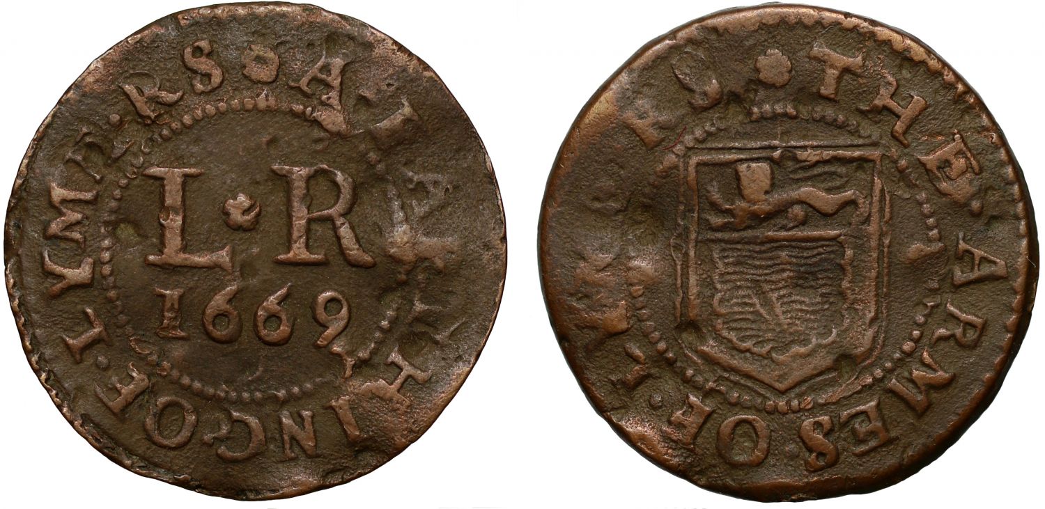 Dorset, 17th century Token, Lyme Regis, Town Farthing, 1669