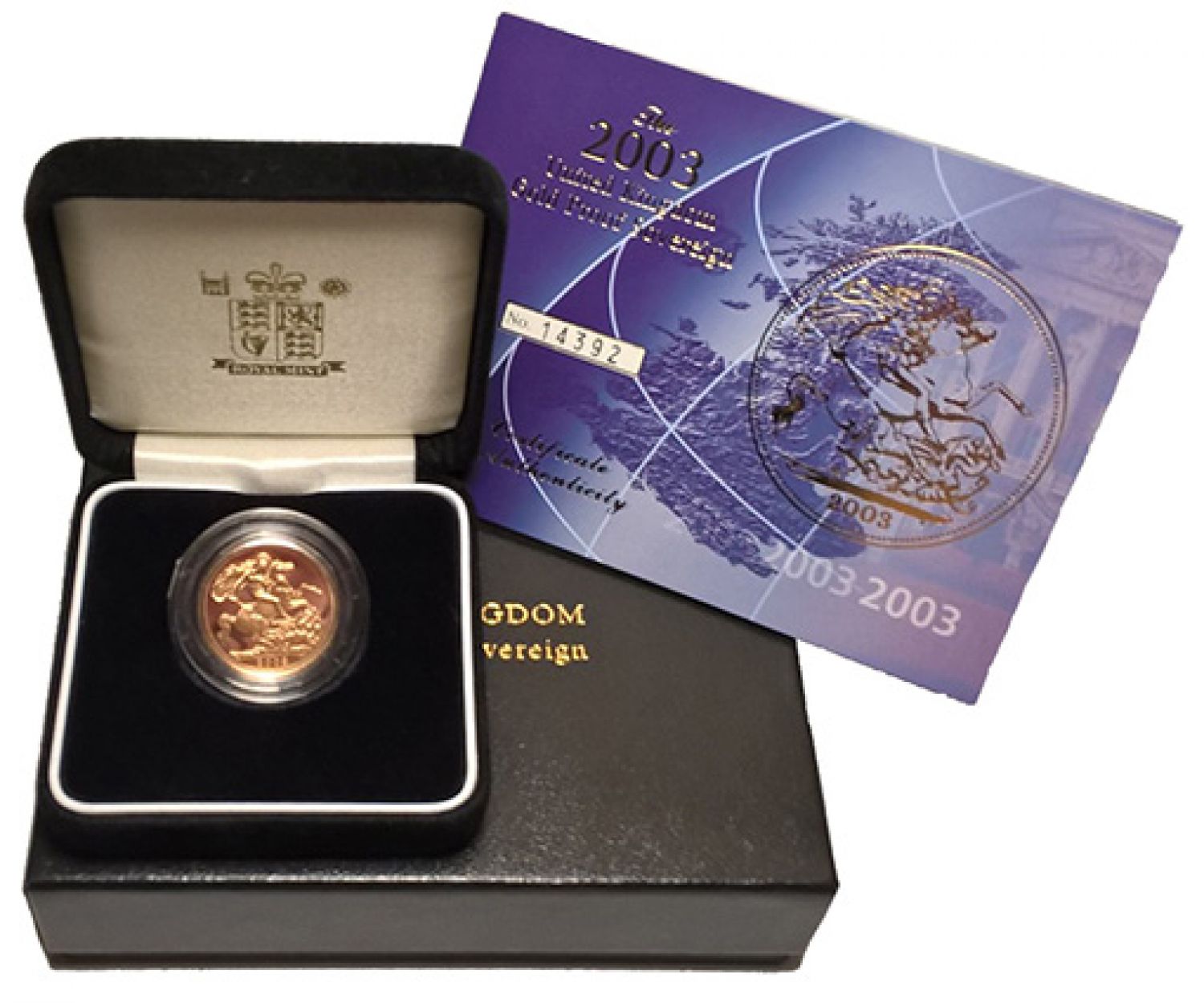 Elizabeth II 2003 proof Sovereign