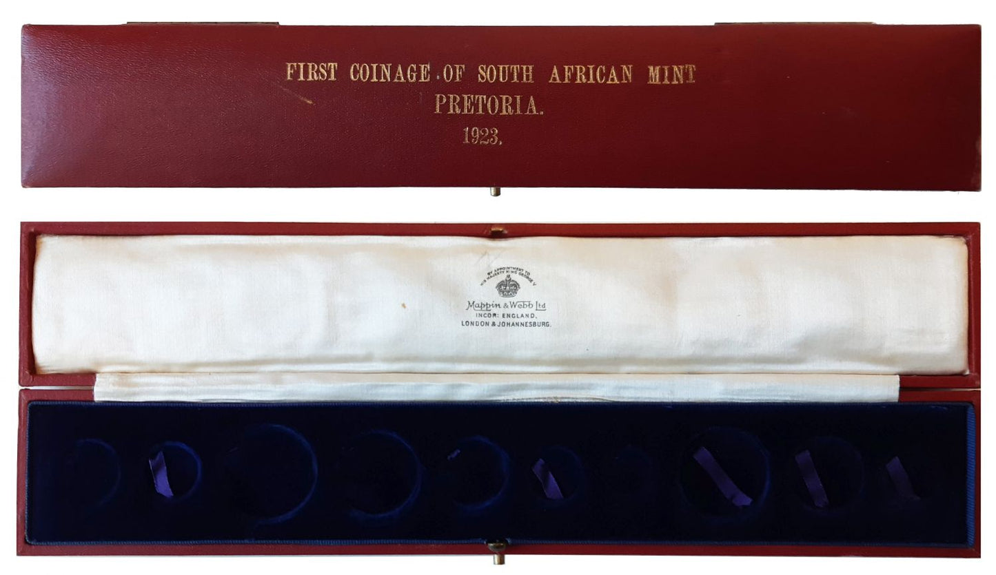 South Africa, George V 1923 10-coin proof Set, PF62-PF67