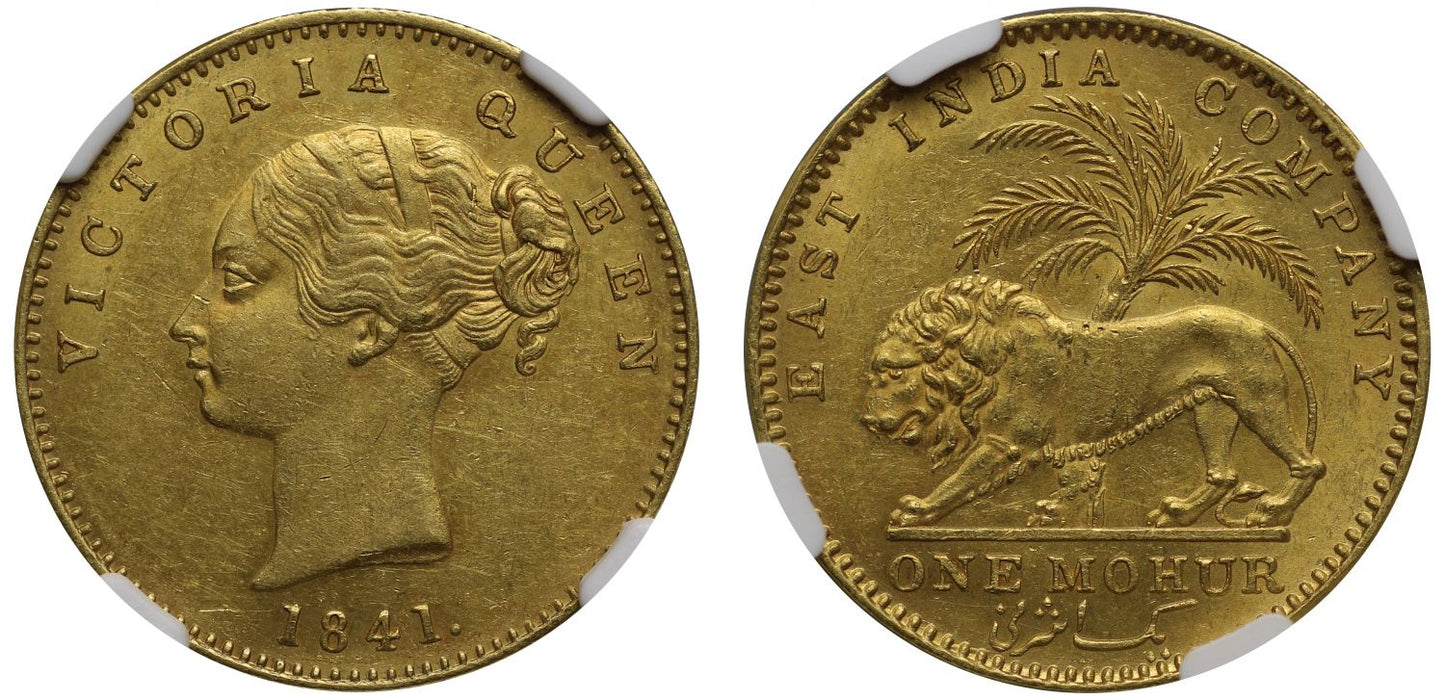 UNC Details | British India, Victoria, Mohur, 1841.