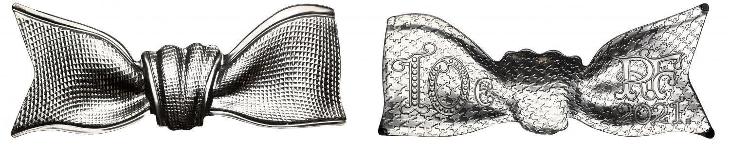 France 2021 Dior silver 1oz Bow PF70 UCAM