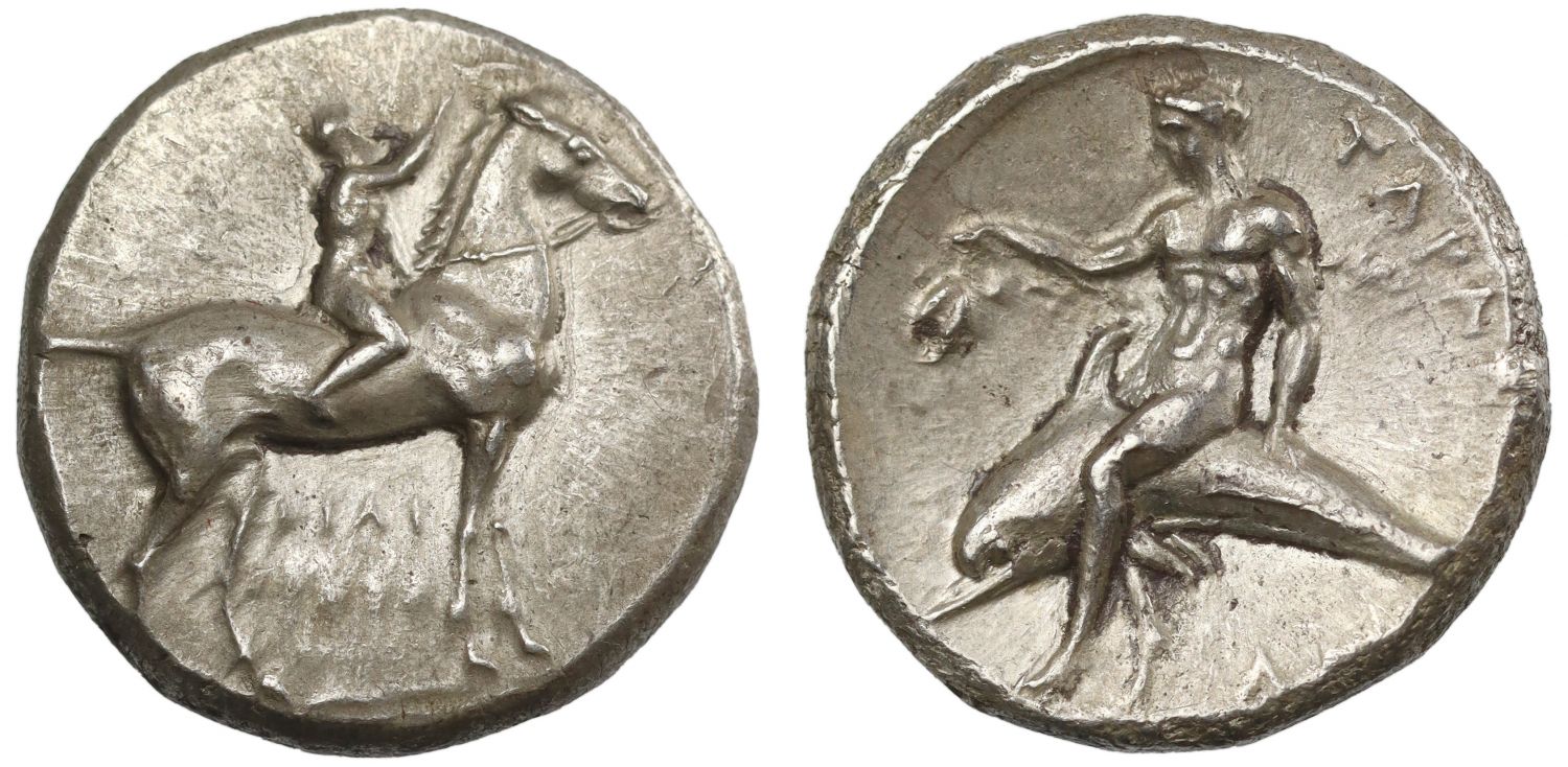 Calabria, Tarentum, Silver Nomos.