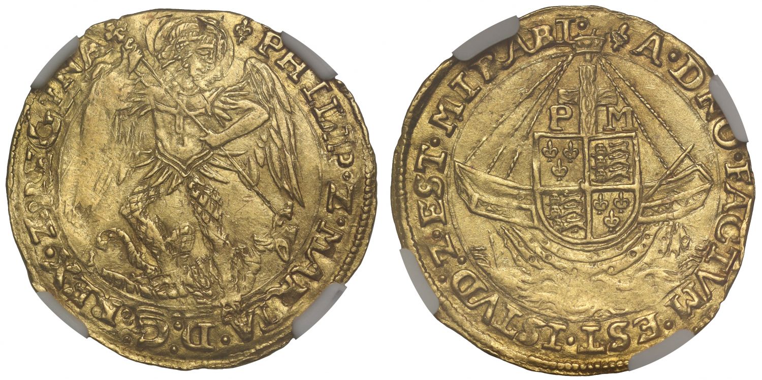 Philip and Mary Angel, mm lis, MS61, top of population