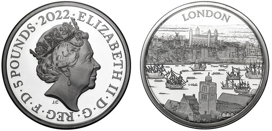 *Elizabeth II 2022 silver proof 2oz City Views London