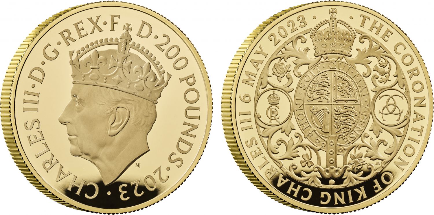 *Charles III 2023 2oz gold PF70 FDI Coronation