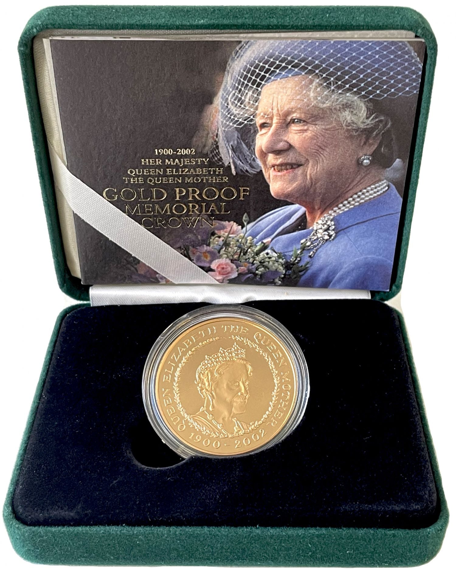 Elizabeth II 2002 proof Five-pounds Queen Mother Memorial
