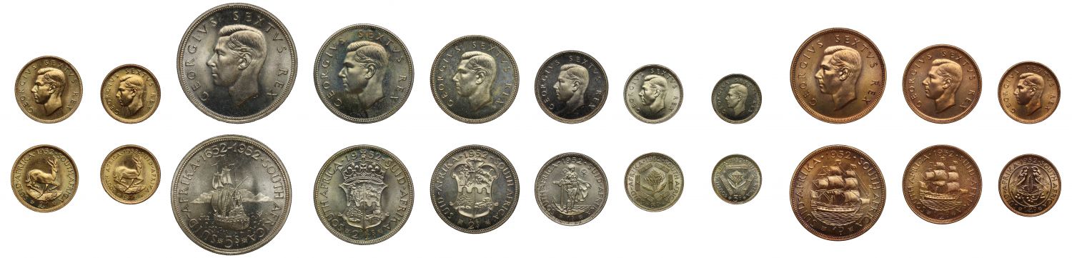 South Africa, George VI 1952 proof Set