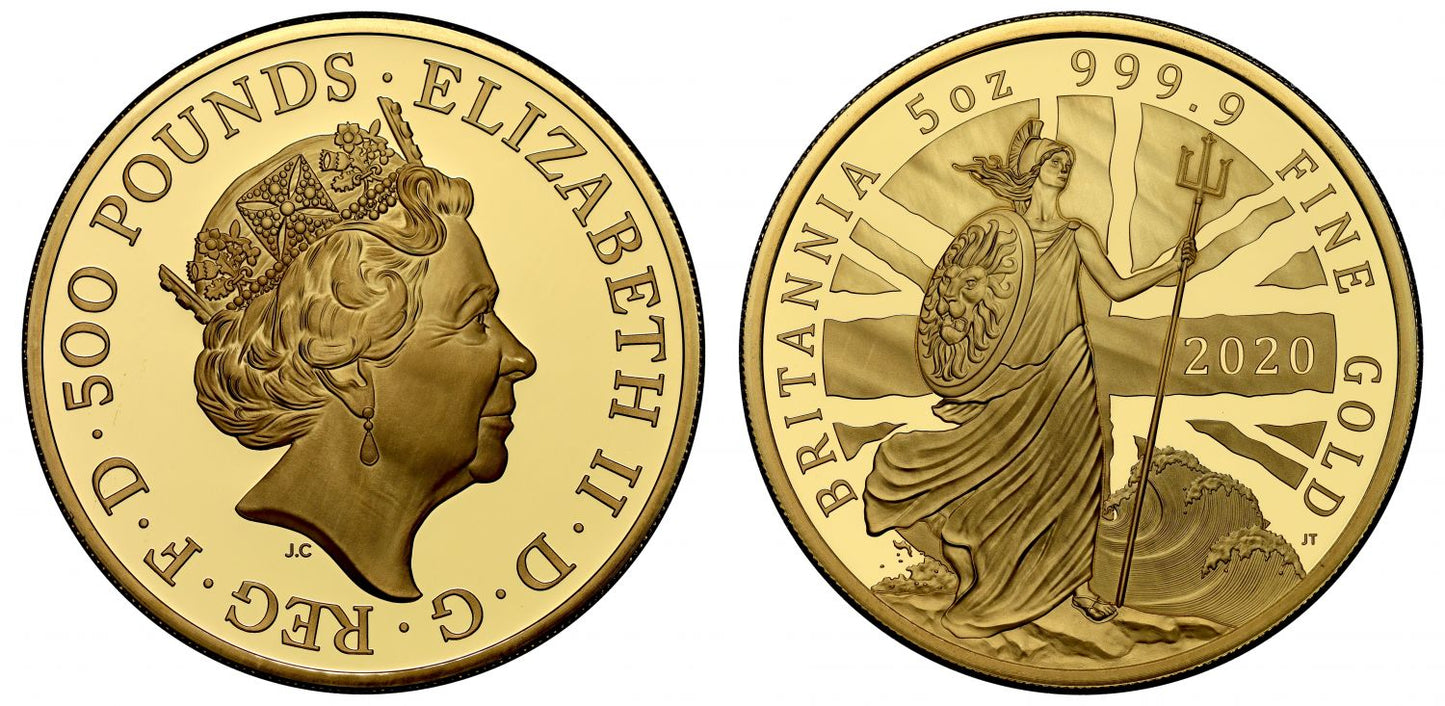 Elizabeth II 2020 gold proof 5oz Britannia