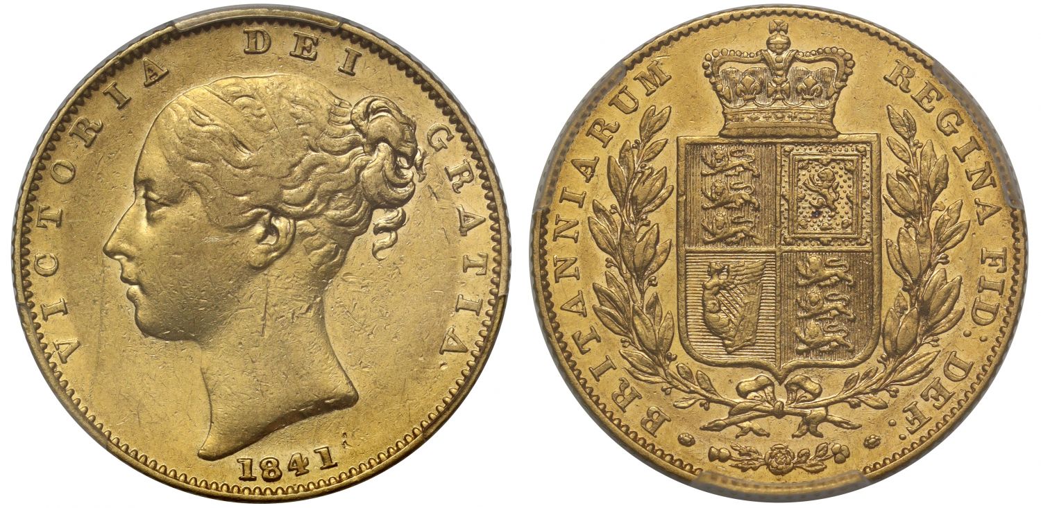 Victoria 1841 Sovereign, the key date to the Victorian London Series