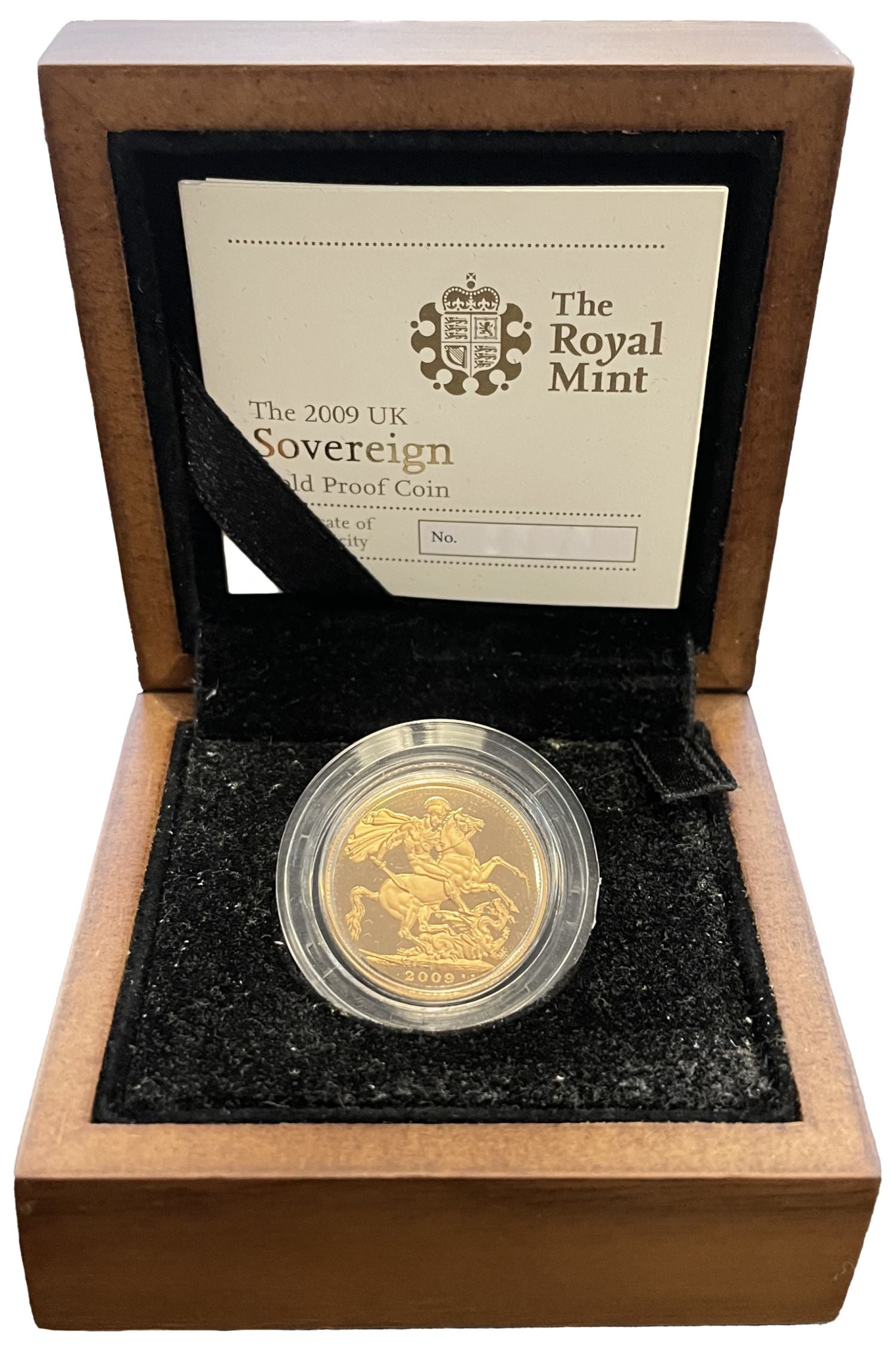 * Elizabeth II 2009 proof Sovereign