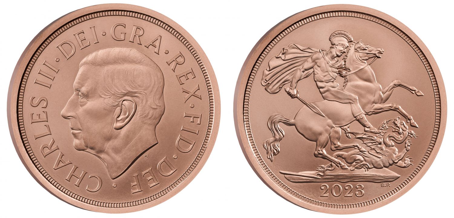 * Charles III 2023 Sovereign SOTD 75th birthday, only 2023 Sovereigns with Bare Head