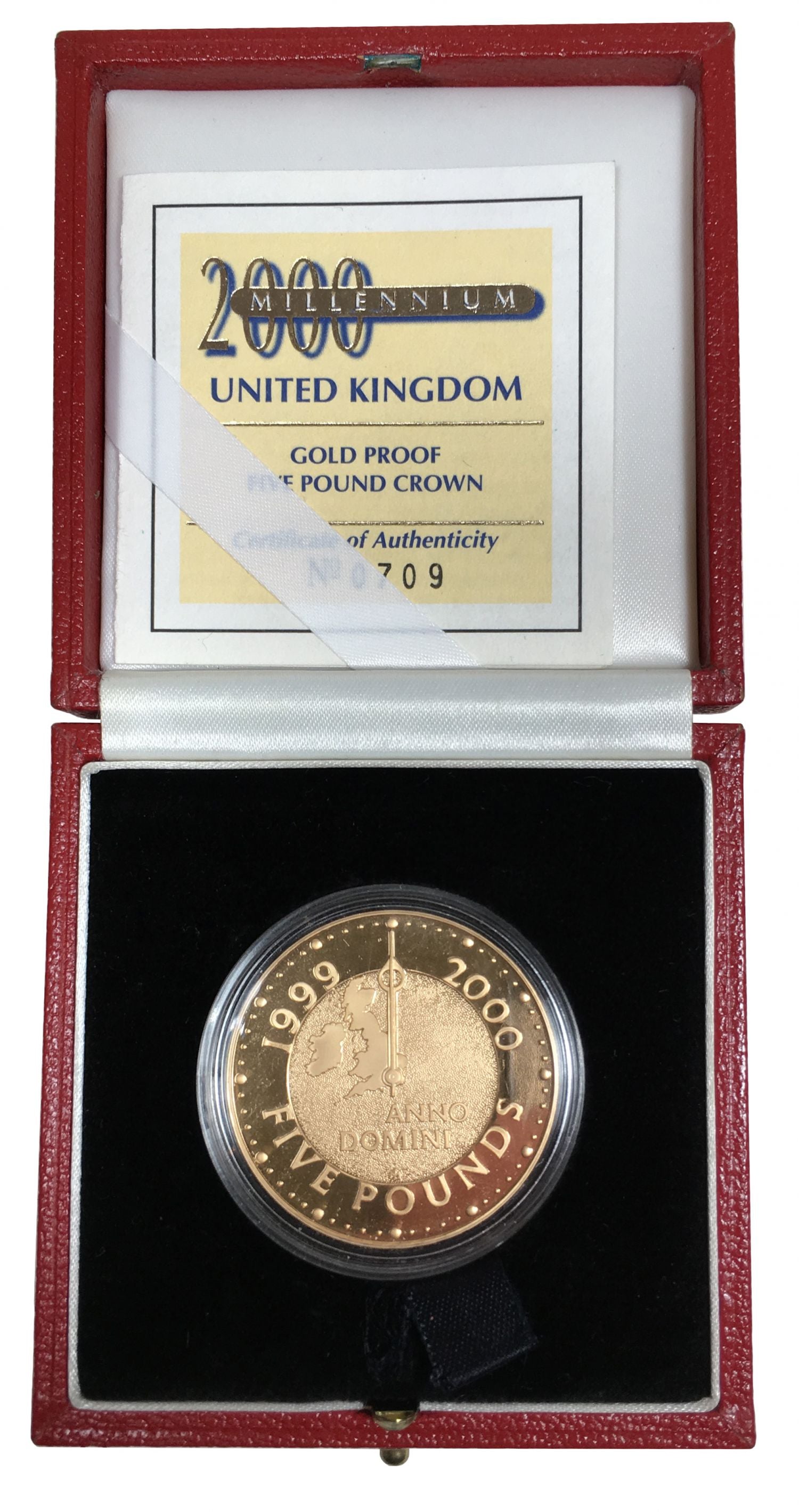 Elizabeth II 2000 proof Five-Pounds Millennium