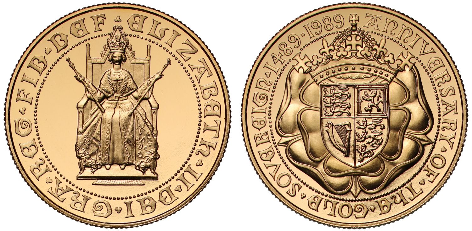Elizabeth II 1989 proof Two-Pounds PF70 Ultra Cameo