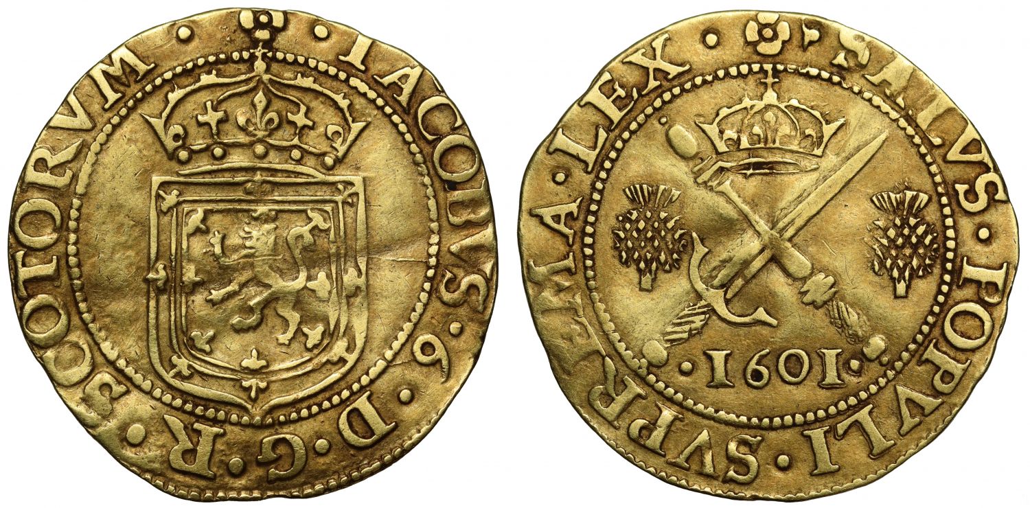 Scotland, James VI 1601 Sword & Sceptre piece