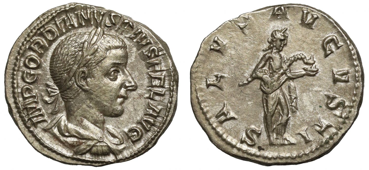 Gordian III, silver Denarius