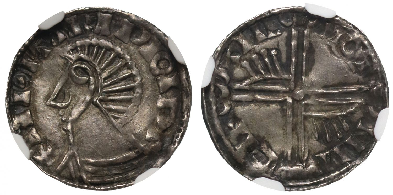 Ireland Hiberno-Norse Penny Phase III, Sihtric III, NGC AU55