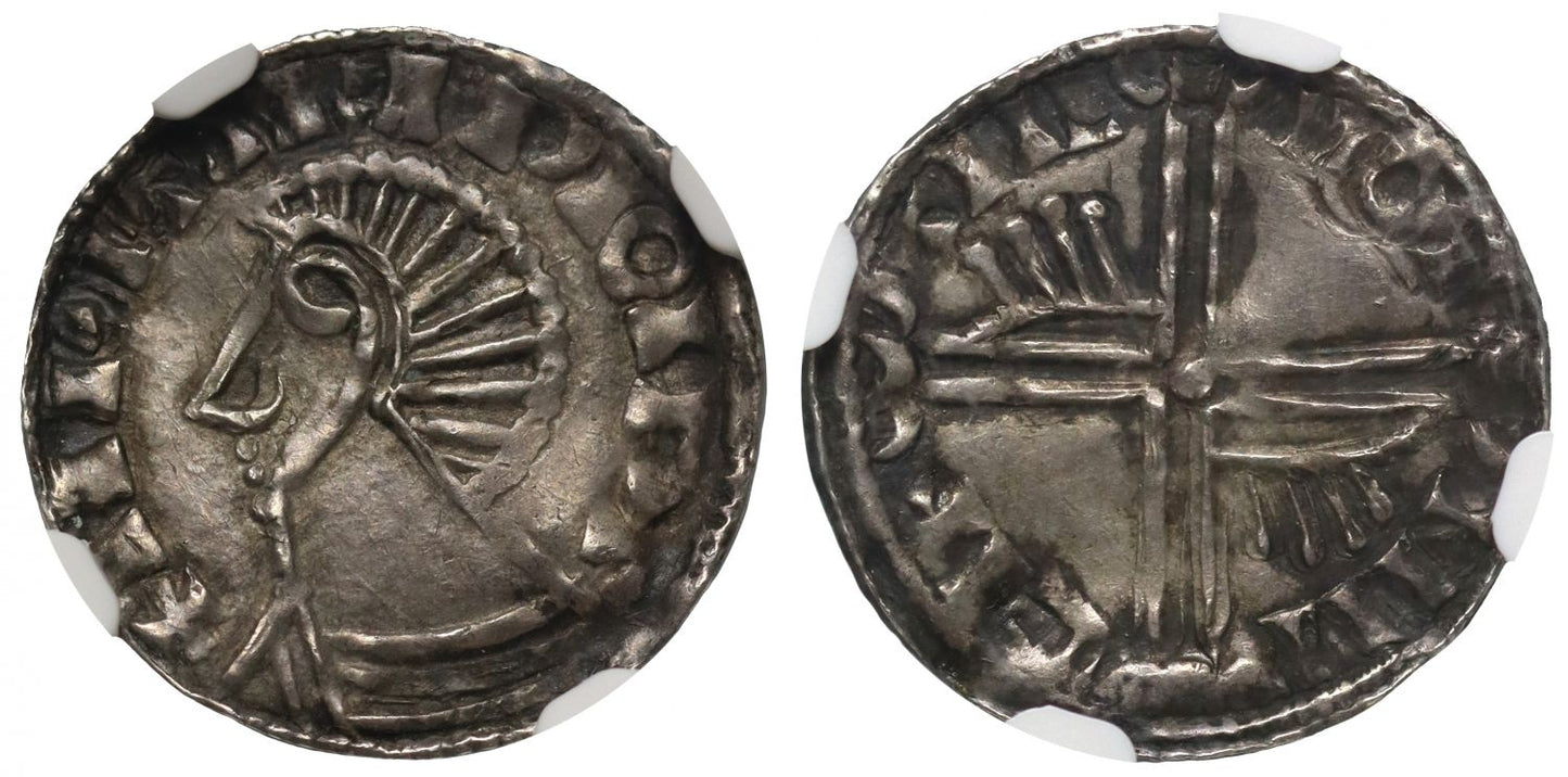 Ireland Hiberno-Norse Penny Phase III, Sihtric III, NGC AU55